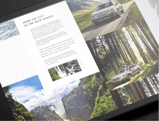 Subaru iPad Mockup
