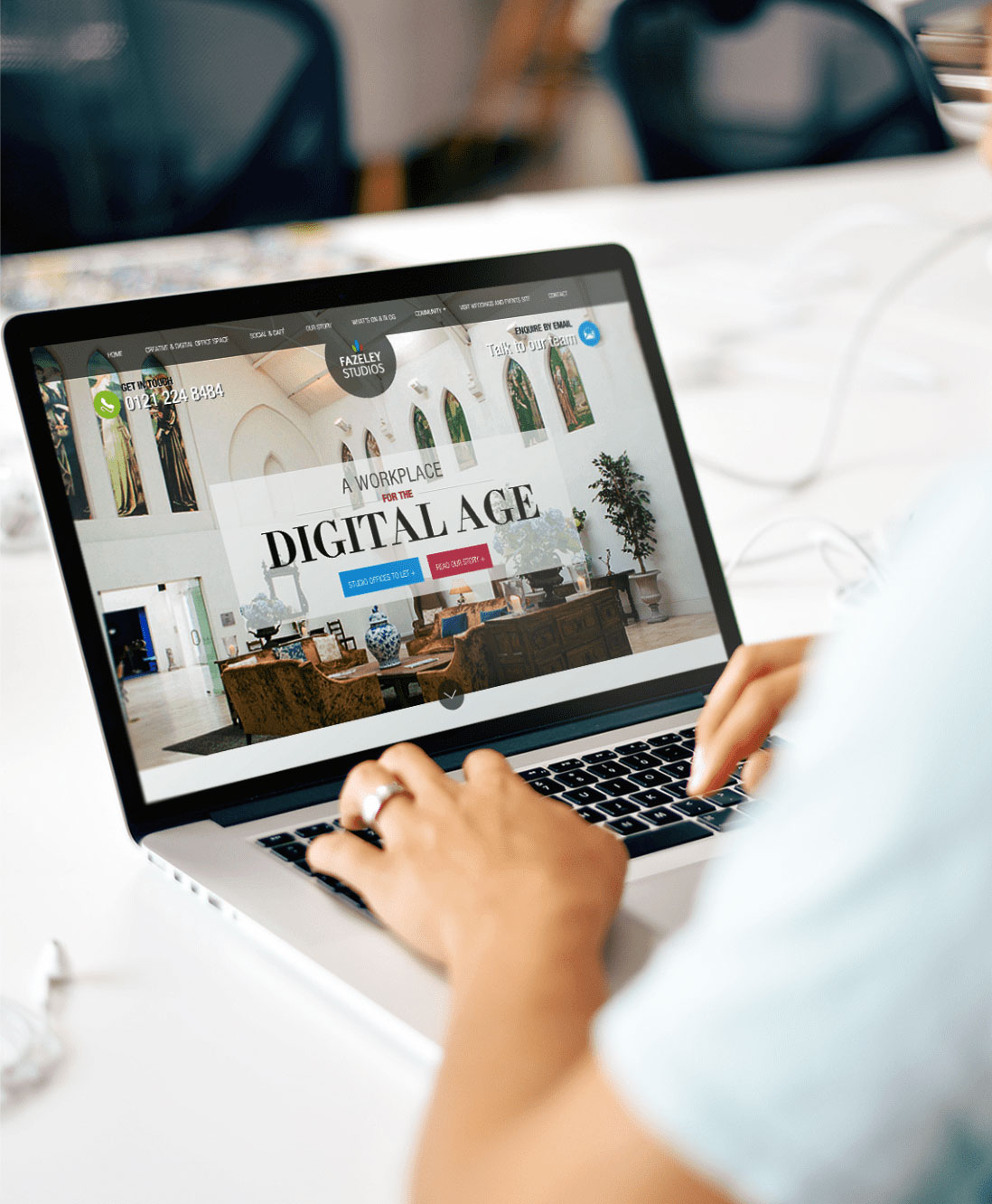 Fazeley Studios Macbook Mockup