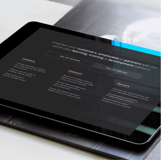 Ascendx Website iPad Mockup