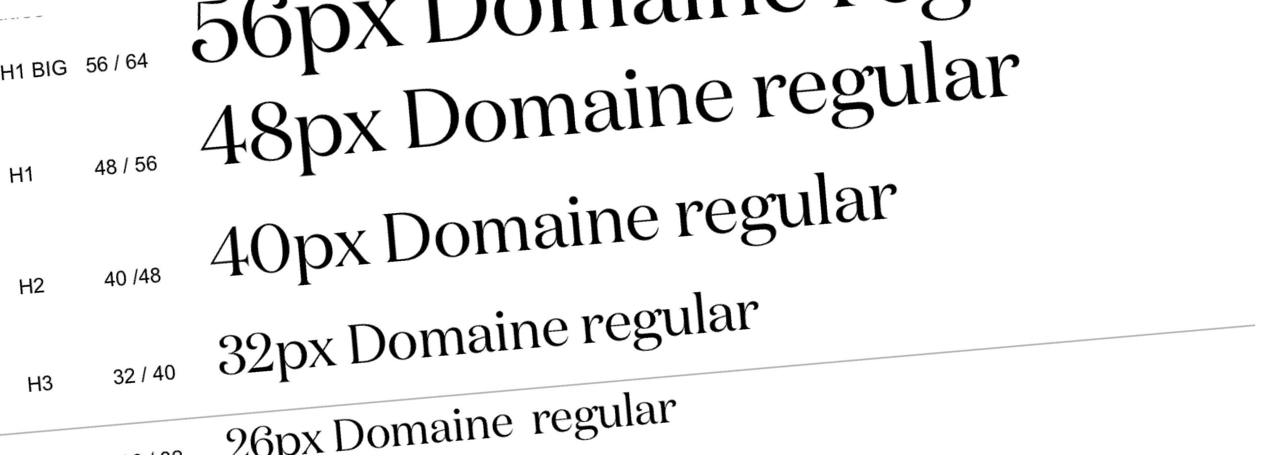 font examples for vogue business