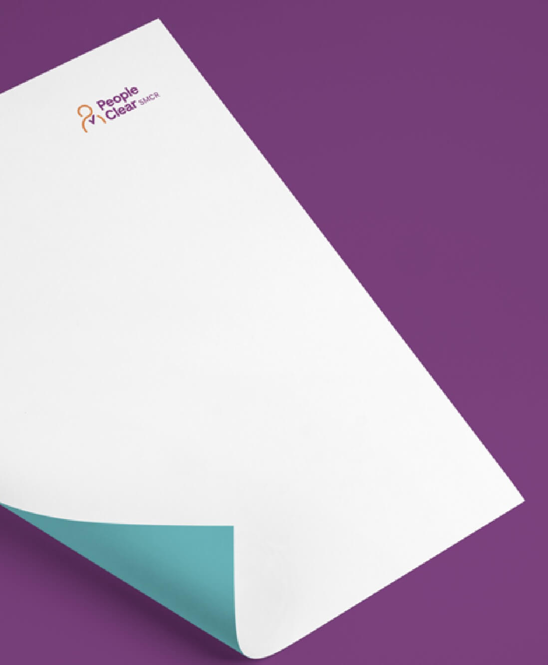 Letter head mockup for peopelclear