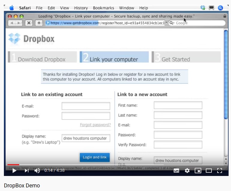 Dropbox Example