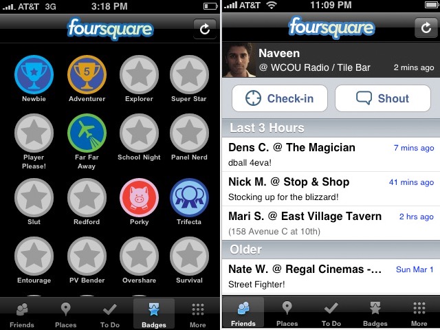 Foursquare example