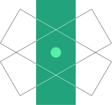 Green pillar with cross