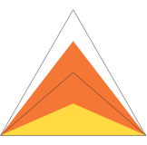 orange and yellow triangle